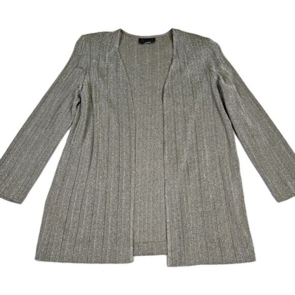 Alex Evening Formal 2 Piece Long Dress Jacket Champagne Wedding Holiday Party 16 - Picture 3 of 12